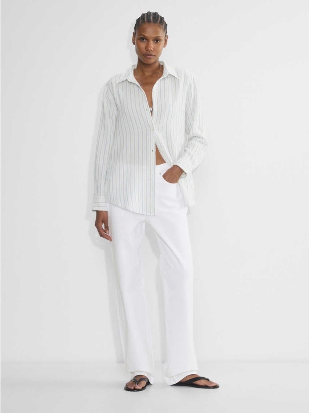 Aritzia Little Moon AirPlush Cotton™ Sail Shirt